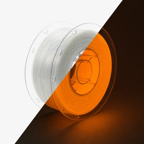 3D Meta Glow in the Dark PLA Orange - Clear in Light 1KG Spool M-PLAG-ORA-1KG-1.75MM
