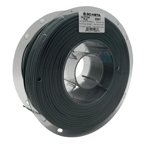 3D Meta Glitter PLA Grey 1KG Spool M-PLAGLI-GREY-1KGX1.75MM