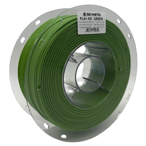 3D Meta PLA+ HS Green 1KG Spool M-PLA+HS-GRE-1KGX1.75MM