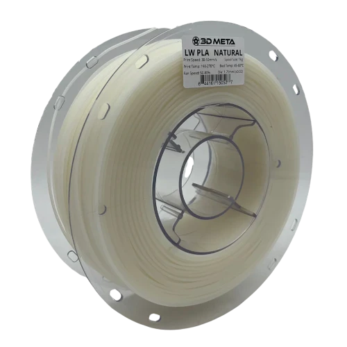 3D Meta Light Weight PLA Natural 1KG Spool M-PLALW-NAT-1KGX1.75MM