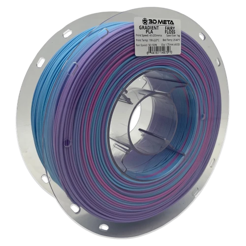 3D Meta Gradient PLA Fairy Floss 1KG Spool M-PLATT-FFLO-1KGX1.75MM