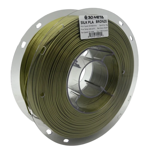 3D Meta Silk PLA Bronze 1KG Spool M-SILK-BRON-1KGX1.75MM