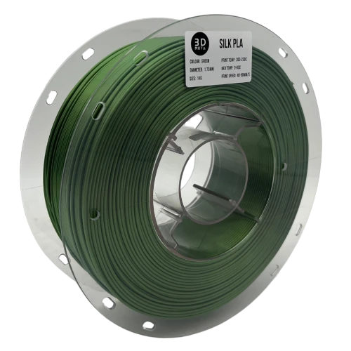 3D Meta Silk PLA Green 1KG Spool M-SILK-GRE-1KGX1.75MM