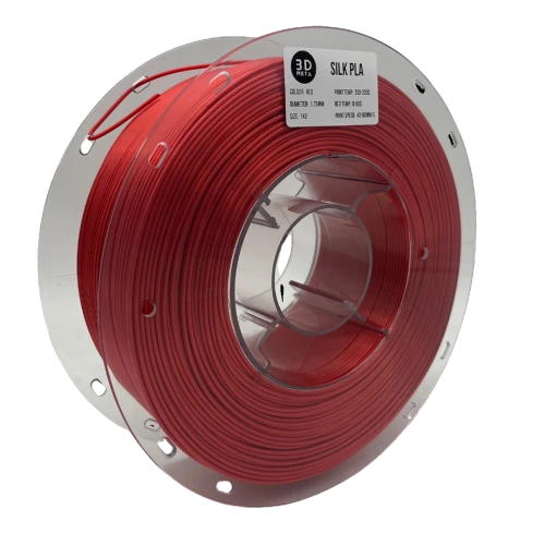 3D Meta Silk PLA Red 1KG Spool M-SILK-RED-1KGX1.75MM