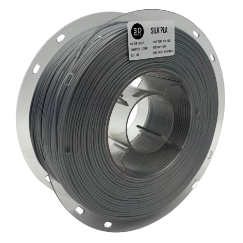 3D Meta Silk PLA Silver 1KG Spool M-SILK-SIL-1KGX1.75MM