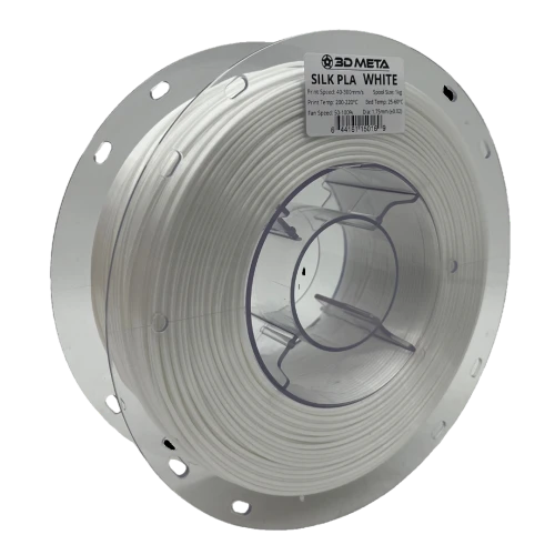 3D Meta Silk PLA White 1KG Spool M-SILK-WHI-1KGX1.75MM