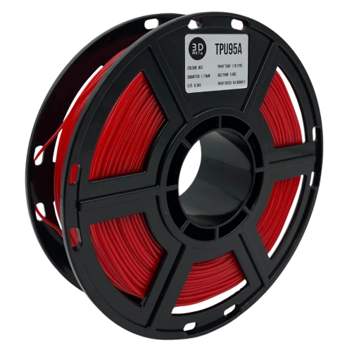 3D Meta TPU95A Red 1KG Spool M-TPU95A-RED-1KGX1.75
