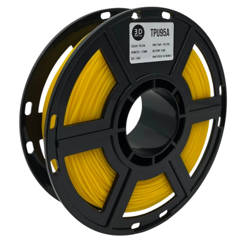 3D Meta TPU95A Yellow 1KG Spool M-TPU95A-YEL-1KGX1.75