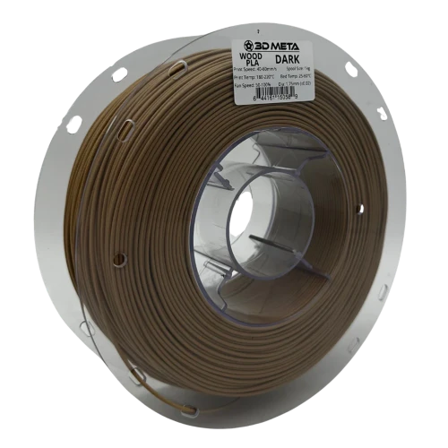 3D Meta Wood PLA Dark 1KG Spool M-WOOD-DARK-1KGX1.75MM