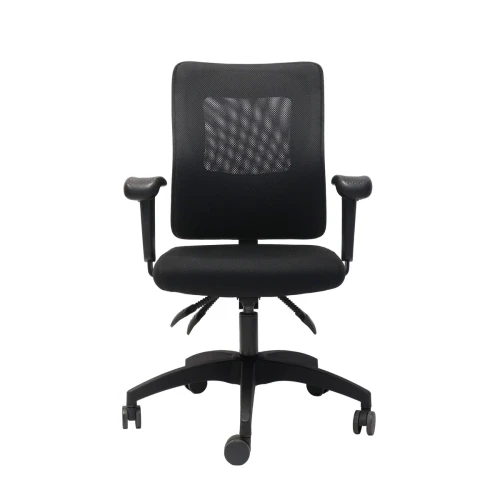 Rapidline Ergonomic Mesh Operator Chair - Black