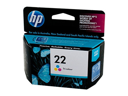 HP #22 Colour Ink Cartridge C9352AA OEM