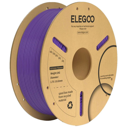 Elegoo PLA Plus Filament Purple 1.75mm 1kg TL6469 Elegoo PLA Plus Filament Purple 1.75mm 1kg TL6469