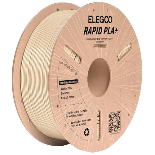 Elegoo Rapid PLA+ Filament Beige 1.75mm 1kg TL6445
