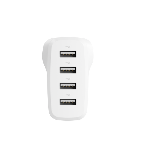PowerPlus 24W Multi Port Wall Charger – White