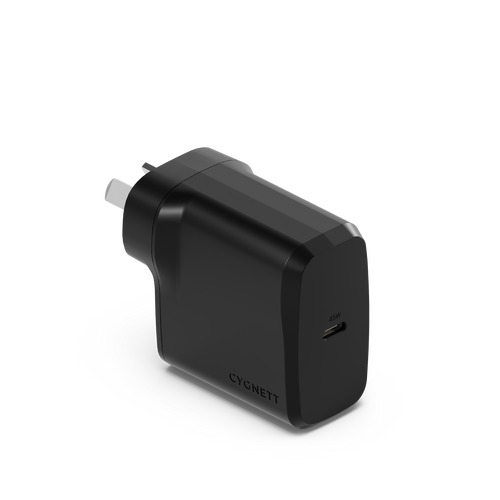 Powerplus 45W GaN USB-C Wall Charger - Black