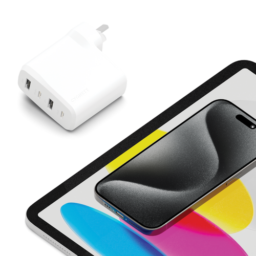 PowerPlus 45W Multi Port Wall Charger – White