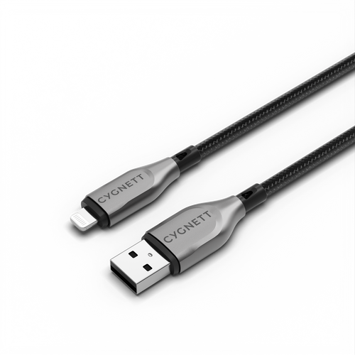 Armoured Gen2 Lightning to USB-A Cable 50cm - Black