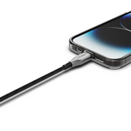 Armoured Gen2 Lightning to USB-A Cable 1M – Black