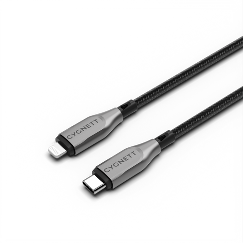 Armoured Gen2 Lightning to USB-C Cable 50cm - Black