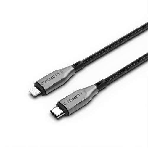 Armoured Gen2 Lightning to USB-C Cable 2M - Black