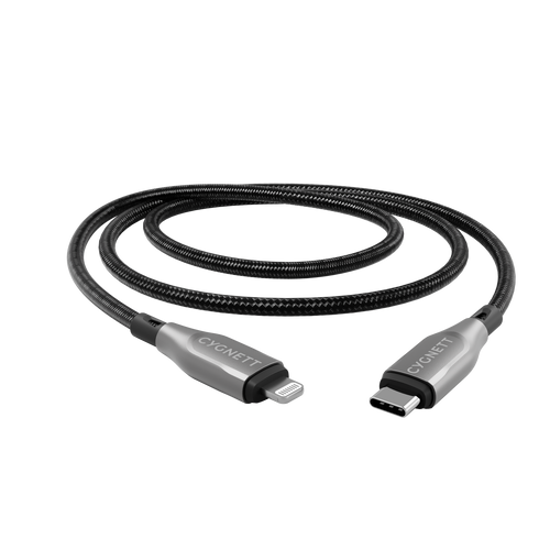 Armoured Gen2 Lightning to USB-C Cable 2M - Black