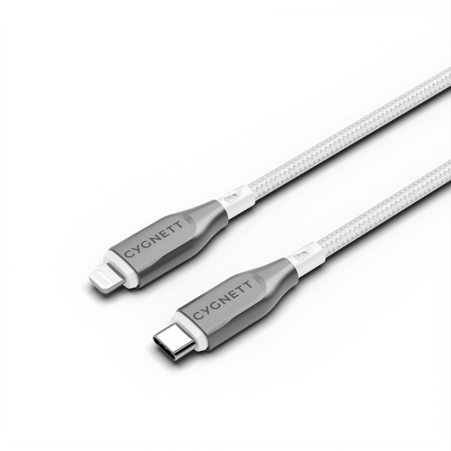 Armoured Gen2 Lightning to USB-C Cable 2M - White