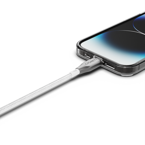 Armoured Gen2 Lightning to USB-C Cable 2M - White