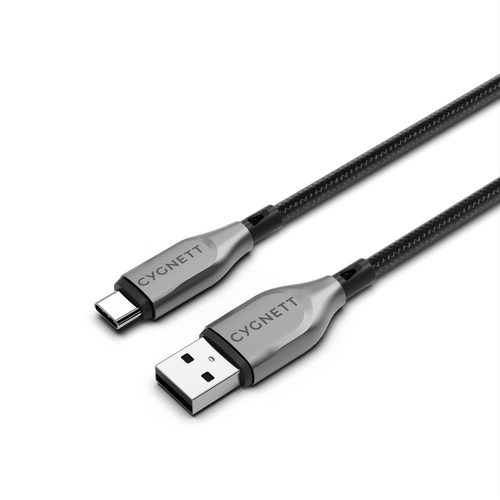 Armoured Gen2 USB-C to USB-A Cable 50cm - Black