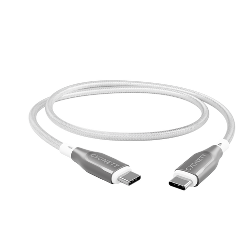 Armoured Gen2 USB-C to USB-C Cable 1M – White