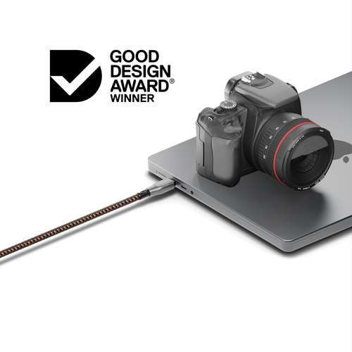 Armoured Pro Gen2 240W USB 4.0 USB-C to USB-C Cable 1M - Black