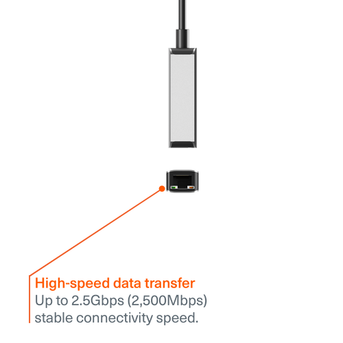 Unite USB-C to 2.5Gbps Ethernet Adapter