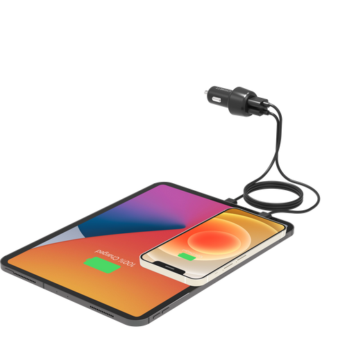 CarPower 30W Car Charger Dual Port USB-A - Black