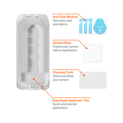 CeramicGuard Screen Protector for iPhone 17 / 16 Pro