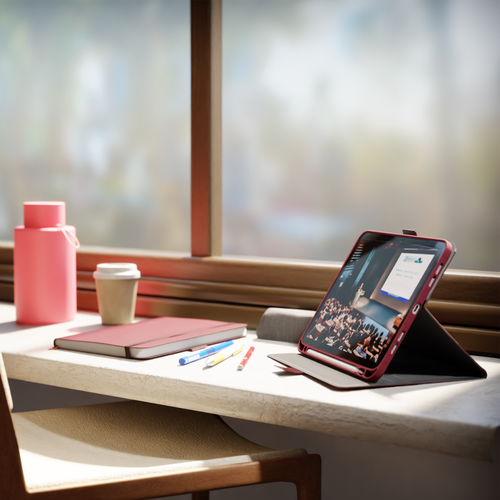 TekView iPad 10th Gen/A16 Case - Cherry Rose