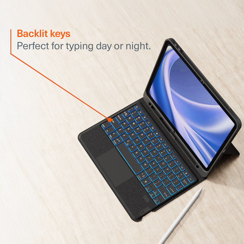 MagKeyboard Magnetic Wireless Keyboard Case for iPad Air 11 (M2/M3), iPad Air (Gen 4-5), iPad Pro 11 (Gen 1-5) – Black ​