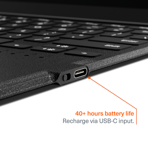 MagKeyboard Magnetic Wireless Keyboard for Microsoft Surface Pro 8/9/10/11th Edition – Black 