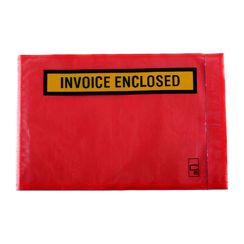Cmbld Pack g Envelope Inv Enclosed Red 175X115 Box 1000