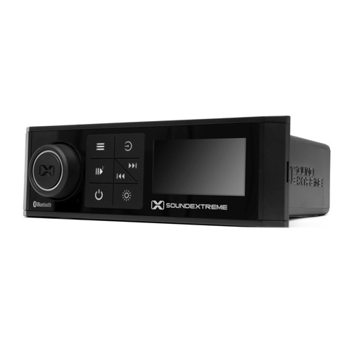 ECOXGEAR Marine AM/FM/Bluetooth Digital Media Player + LED Light Controller + 6.5 inch Speakers