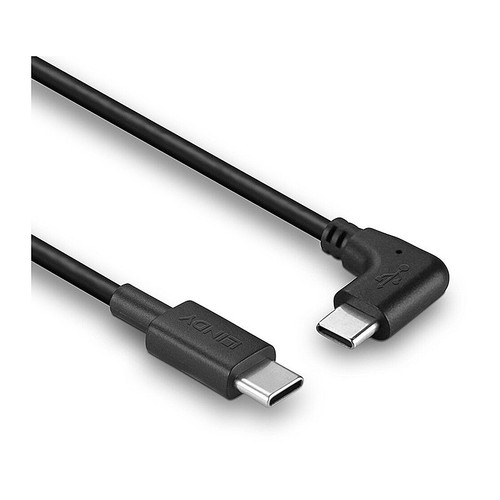 Lindy 0.5m USB 2.0 Type C Cable, 90Â° Right Angle