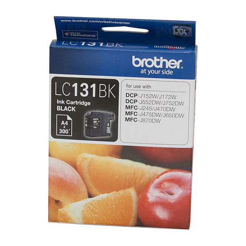 Brother LC-131 Black Ink Cartridge OEM Brother LC-131 Black Ink Cartridge OEM