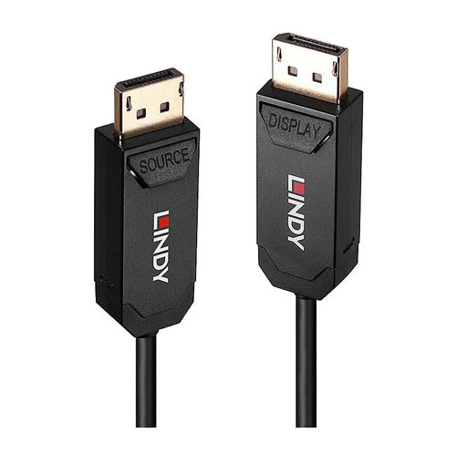 Lindy 15m Fibre Optic DP Cable
