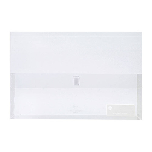 Marbig Polypick Foolscap Document Wallet Clear