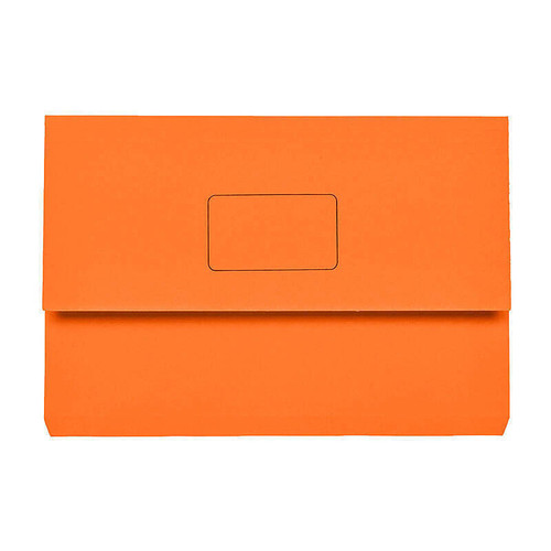 Marbig Slimpick Foolscap Document Wallet Orange