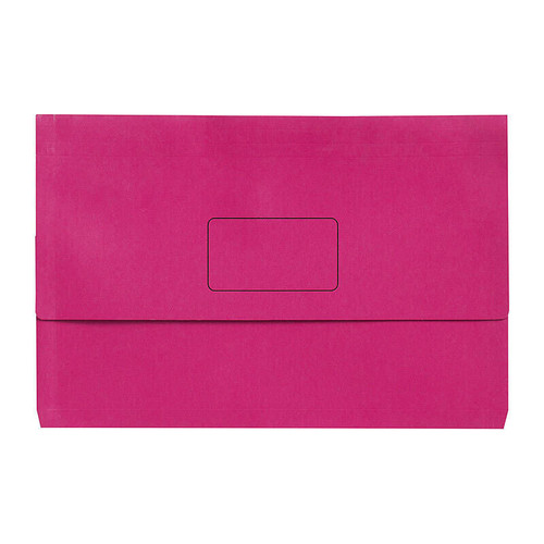 Marbig Slimpick Foolscap Document Wallet Pink