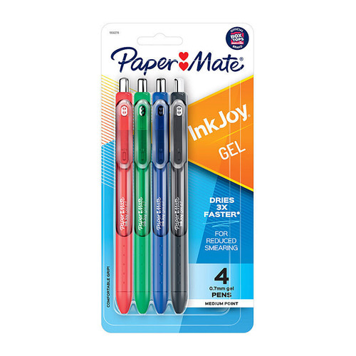 PM InkJoy Gel .07 Busn Pack 4 Box 6