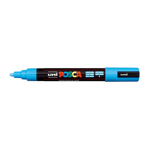 Posca PC-5M Medium Bullet Tip  Light Blu
