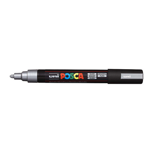 Posca PC-5M Medium Bullet Tip Paint Silver
