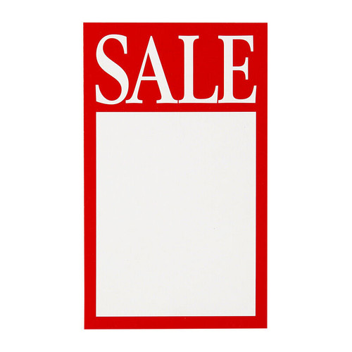 Quikstik Display Tickets Sale Pack 10