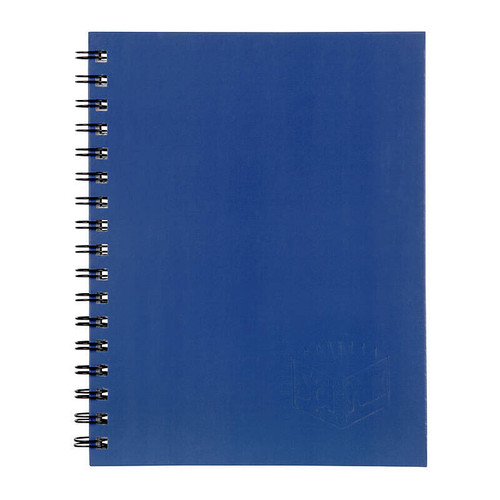 Spirax 512 Hard Cover Book A4 200 Page Blue Pack 5