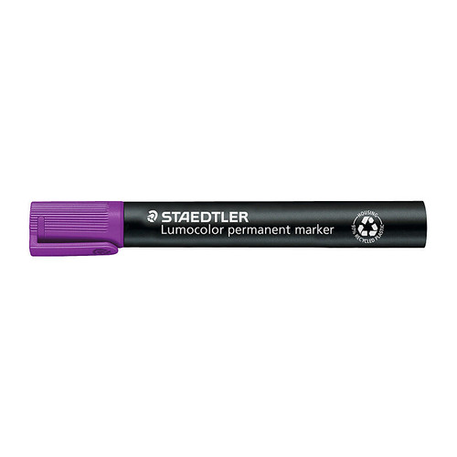 ST Lumo PermMarkr Bullet Tip Vio Box 10